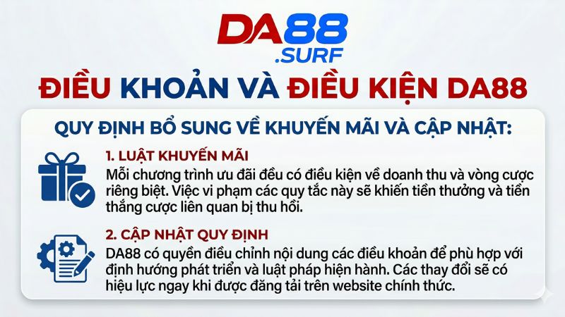 Quy định về chính sách ưu đãi và quyền thay đổi
