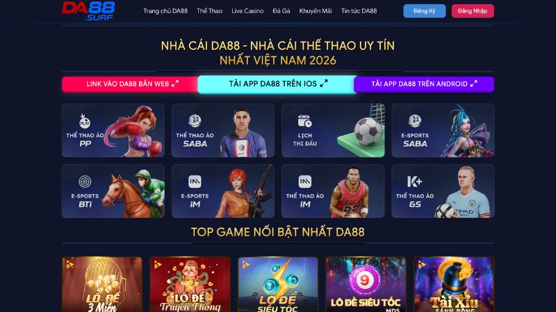 Giới thiệu sơ lượt về nhà cái uy tín Da88 đến từ Anh Quốc